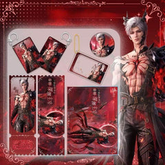 LaDS Sylus Abyss Ruler Acrylic Sandwich Standee, Double Flash Badge, Art Card, Quicksand Keychain - merrys