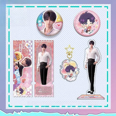 LaDS Collab Series Set - Sandwich Standee & Shaker Ticket Stub & 75mm Double Flash Badge - merrys