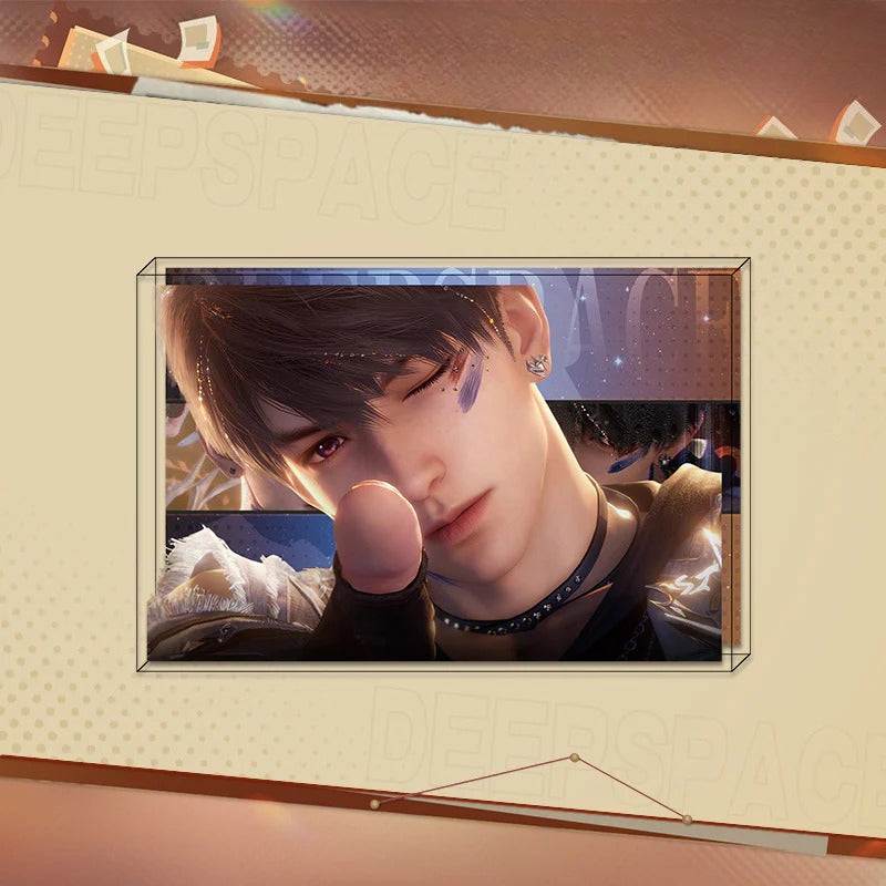 LaDS New Acrylic Card Brick - High-Definition Printing Double-Sided Pattern Doujin Anime Desktop Decoration - merrys