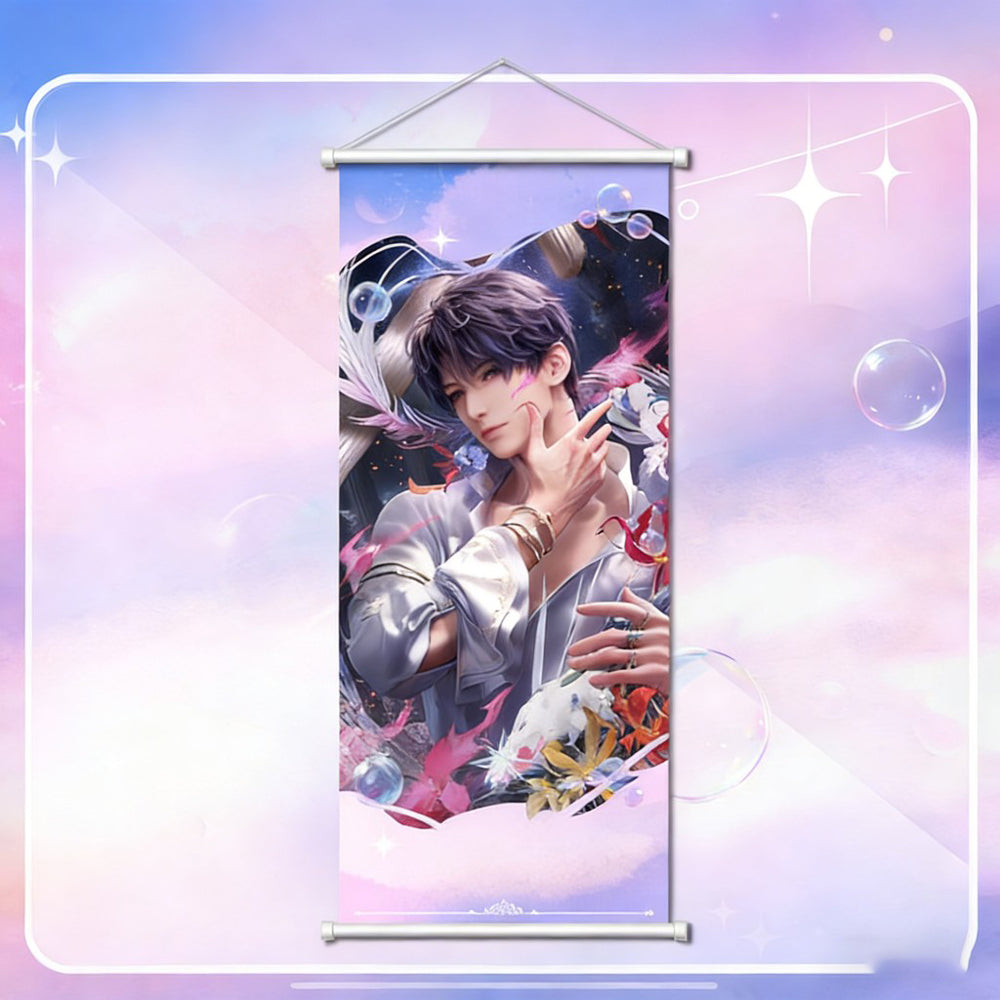 LaDS Premium Canvas Wall Scroll - Anime Game Merch - merrys