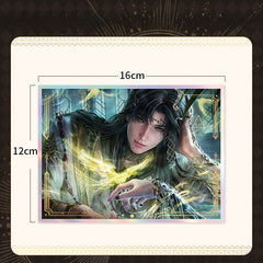 LaDS Zayne End of God Series - Acrylic Sandwich Standee, Art Card, Quicksand Keychain - merrys