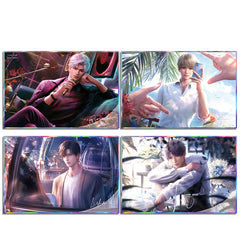 LaDS Co-branded with Mandy Acrylic Double Flash Art Card - High-Definition Printing Anime Merchandise - merrys