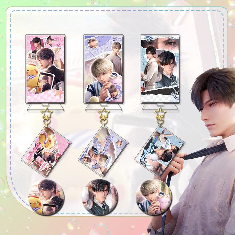 LaDS Three-Piece Series Set - Zayne, Rafayel, Xavier Acrylic Standee, Keychain - merrys