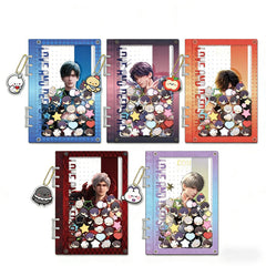 LaDS Acrylic Shaker Notebook - Student Essential Anime Desktop Decoration - merrys