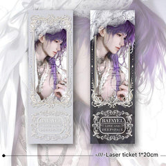 Artist-Authorized Lads Rafayel 6-Piece Set - Badges, Holographic Laser Tickets, Acrylic Standees & Keychains