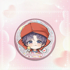 LaDS Double Flash Badge 1-64 - 75mm 58mm Tinplate Anime Merchandise - merrys