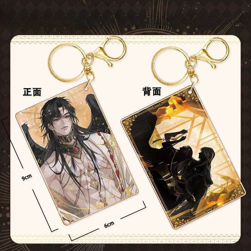 LaDS Zayne End of God Series - Acrylic Sandwich Standee, Art Card, Quicksand Keychain - merrys