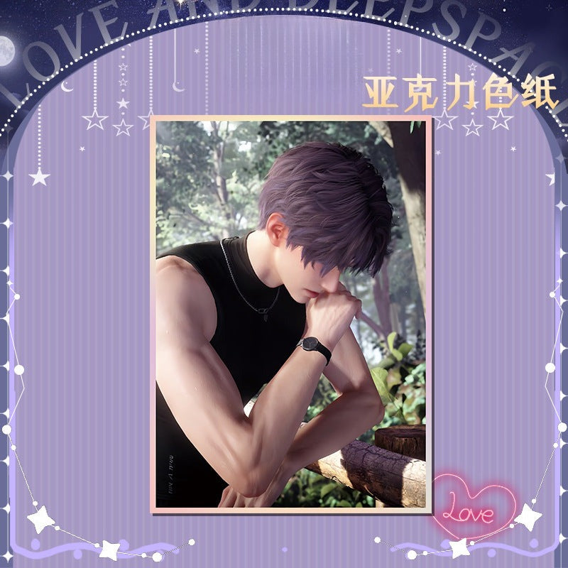 LaDS Acrylic Art Card 116-178 Large Size Holographic Edge 20.5*14.5cm Anime Merchandise - merrys