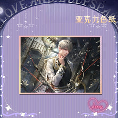 LaDS Acrylic Art Card 116-178 Large Size Holographic Edge 20.5*14.5cm Anime Merchandise - merrys