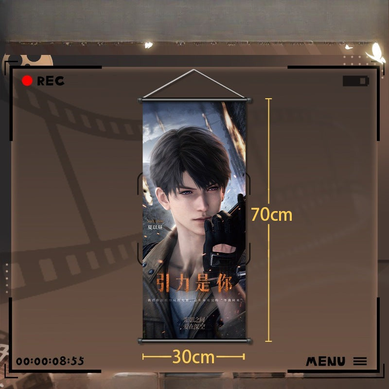 LaDS Collab Series Set - Wall Scroll & Shaker Ticket Stub & Tactile Film Badge - merrys