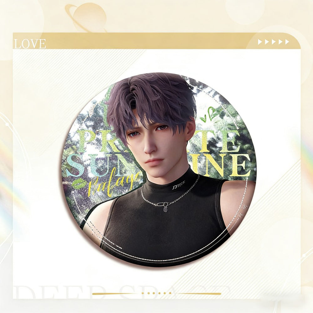 LaDS Double Flash Badge - 75mm 58mm Tinplate Anime Game Merchandise - merrys