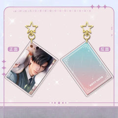 LaDS Card Golden Star Buckle - Zayne, Rafayel, Xavier Acrylic Game Merchandise Charm - merrys