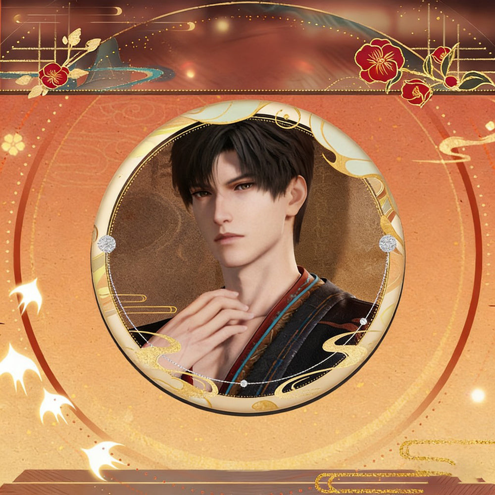 LaDS Double Flash Badge - 75mm 58mm Tinplate Anime Game Merchandise - merrys