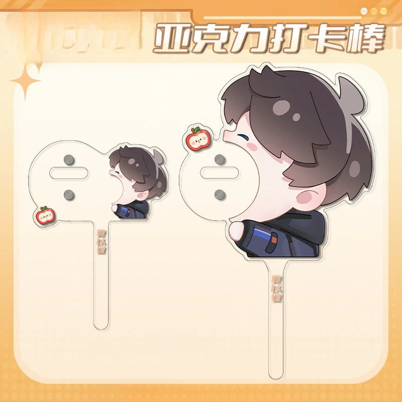 LaDS Original Badge Acrylic Check-in Stick - Badge Holder Display Set Ita Bag Decoration Anime Merchandise - merrys