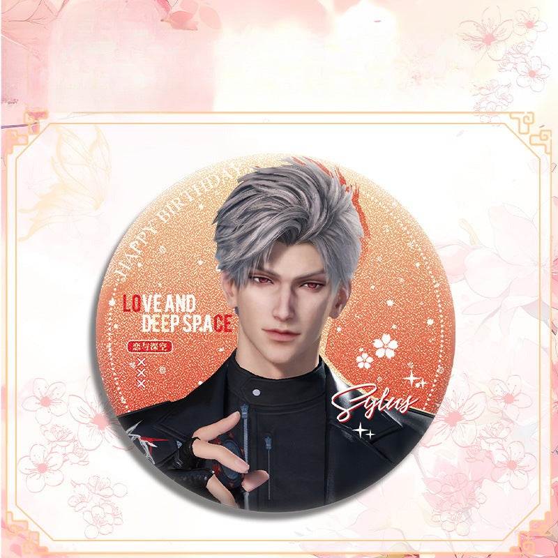 LaDS Double Flash Badge 143-196 - Diameter 75mm 58mm Tinplate Anime Merchandise - merrys