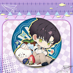 LaDS Double Flash Badge - 75mm 58mm Tinplate Anime Game Merchandise - merrys