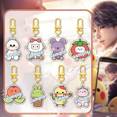 LaDS Doll Series U-shaped Buckle - Electroplated Golden Buckle Charm Acrylic Anime Merchandise - merrys
