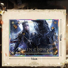 LaDS Xavier Falling Crown Series - Acrylic Sandwich Standee, Art Paper & Quicksand Keychain - merrys