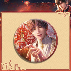 LaDS Double Flash Badge 143-196 - Diameter 75mm 58mm Tinplate Anime Merchandise - merrys