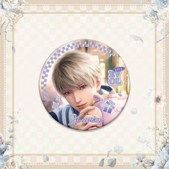 LaDS Double Flash Badge 1-64 - 75mm 58mm Tinplate Anime Merchandise - merrys