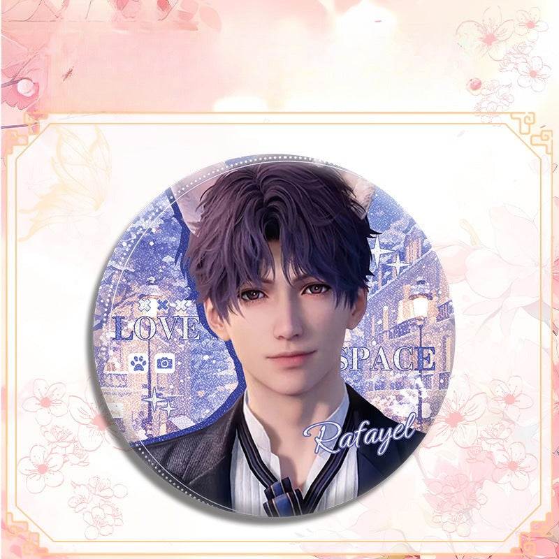 LaDS Double Flash Badge 143-196 - Diameter 75mm 58mm Tinplate Anime Merchandise - merrys