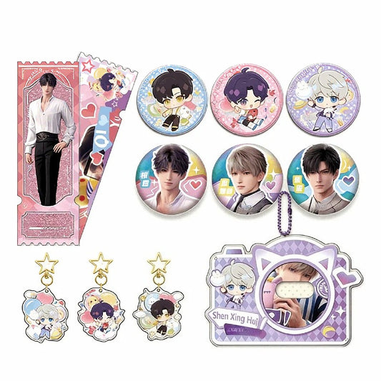 LaDS Collab Series Set - Sandwich Standee & Shaker Ticket Stub & 75mm Double Flash Badge - merrys