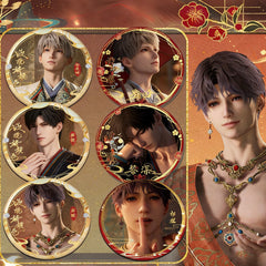 LaDS Yearning for Gentle Colors Double Flash Badge 106-118 - 75mm 58mm Tinplate Anime Merchandise - merrys