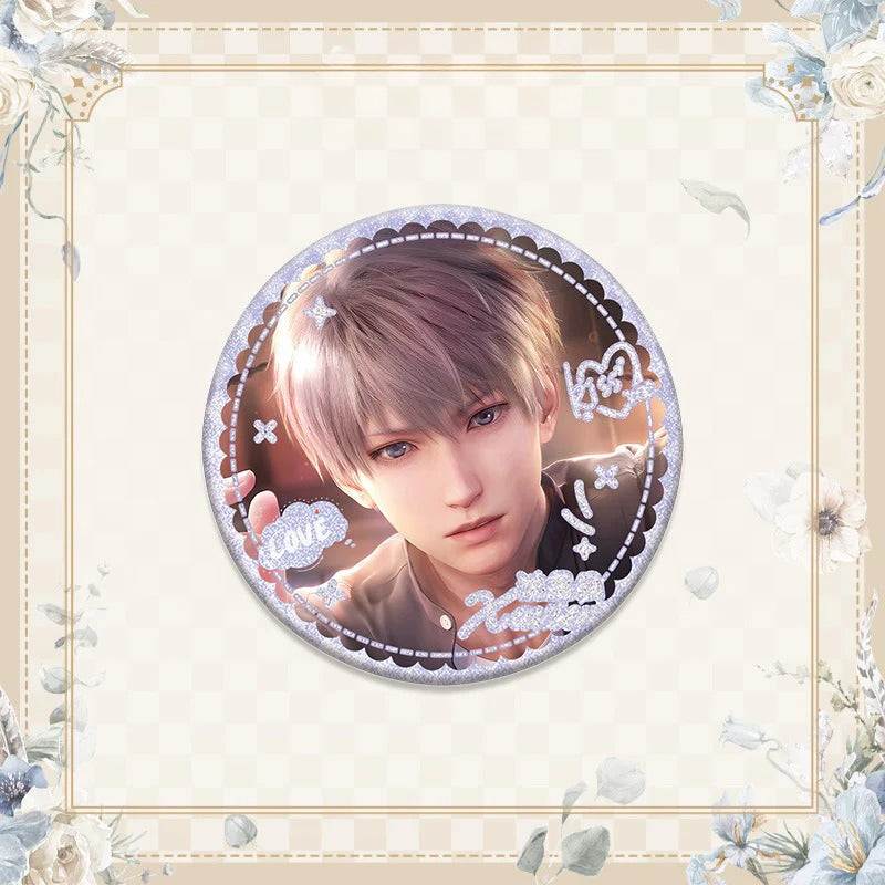 LaDS Double Flash Badge 1-64 - 75mm 58mm Tinplate Anime Merchandise - merrys