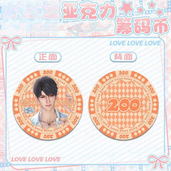 LaDS Acrylic Chip Coin 231-250 - Sandwich Double-Sided High-Definition Pattern Anime Game Merchandise - merrys
