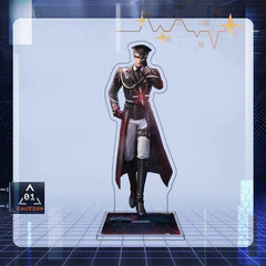 LaDS Caleb Merchandise - Acrylic Sandwich Standee, Double Flash Badge, Art Card, Quicksand Keychain - merrys