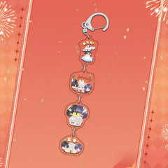 LaDS Chibi String Charm - Acrylic Sandwich Craft Keychain Celebrity Anime Merchandise - merrys