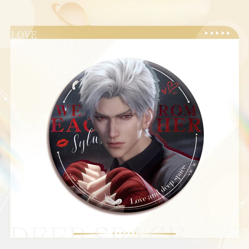 LaDS Double Flash Badge 81-105 - All Characters 75mm 58mm Tinplate Game Merchandise - merrys