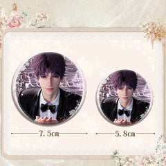 LaDS Wedding Card Series Double Flash Badge 197-206 Full Set 75mm 58mm Tinplate Anime Merchandise - merrys