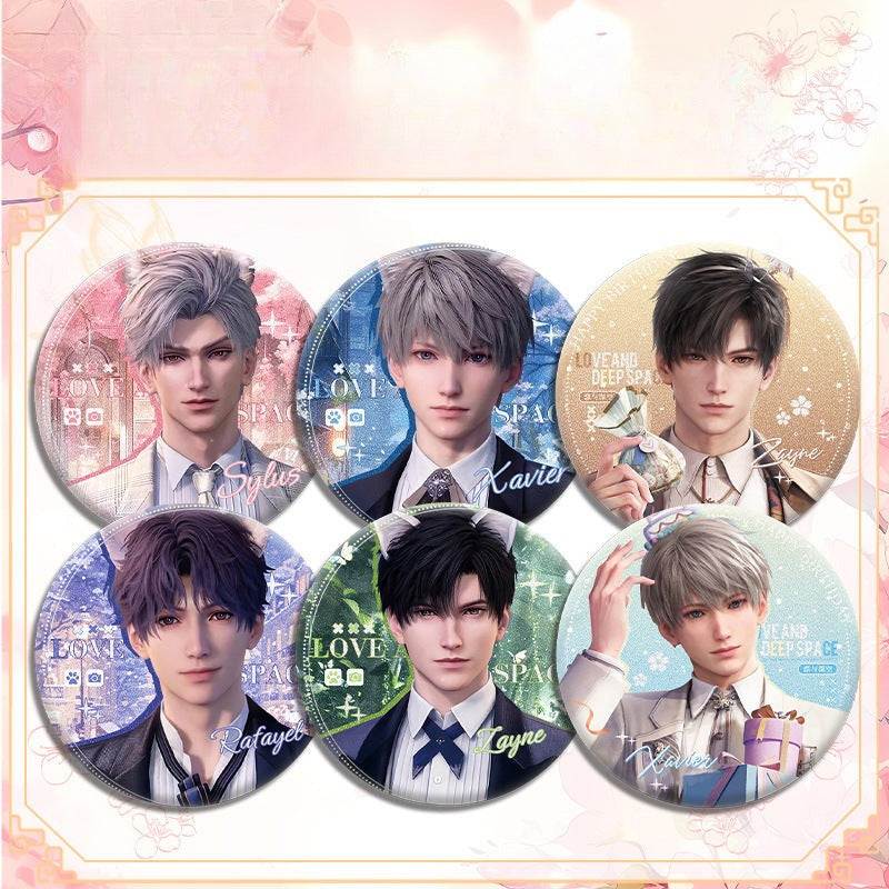 LaDS Double Flash Badge 143-196 - Diameter 75mm 58mm Tinplate Anime Merchandise - merrys