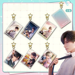 LaDS Card Golden Star Buckle - Zayne, Rafayel, Xavier Acrylic Game Merchandise Charm - merrys