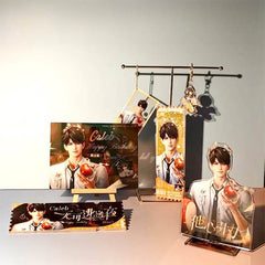 LaDS Caleb Birthday Series Set - Double Flash Badge, Standee Anime Game Acrylic Merchandise - merrys