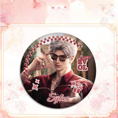 LaDS Double Flash Badge 143-196 - Diameter 75mm 58mm Tinplate Anime Merchandise - merrys