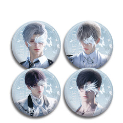 LaDS Double Flash Badge 135-138 - Diameter 75mm 58mm Tinplate Anime Merchandise Badge - merrys