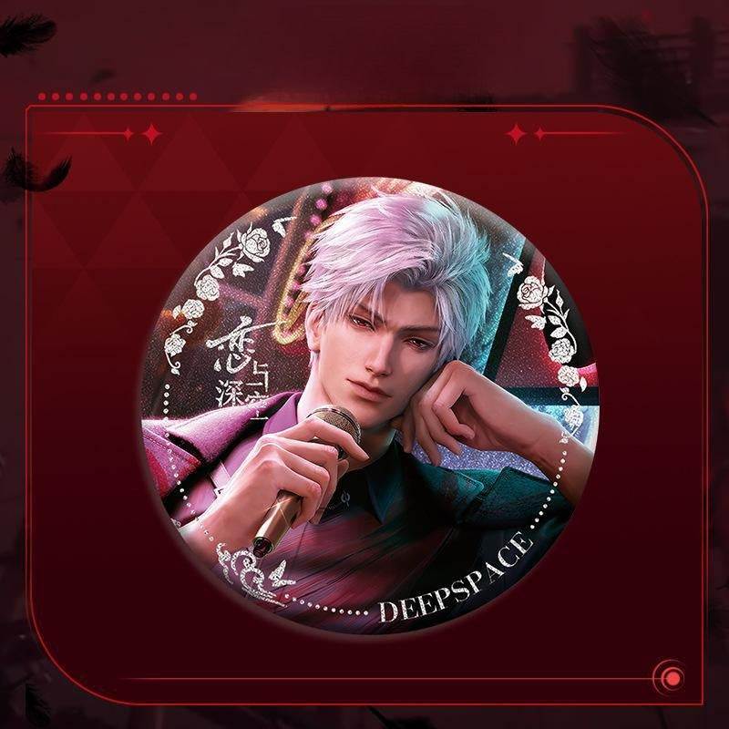 LaDS Sylus Double Flash Badge - All Characters 75mm 58mm Tinplate Anime Merchandise - merrys