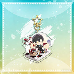 LaDS Chibi Keychain Star Buckle Charm - Rafayel, Xavier Merchandise - merrys