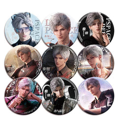 LaDS Sylus Double Flash Badge - All Characters 75mm 58mm Tinplate Anime Merchandise - merrys