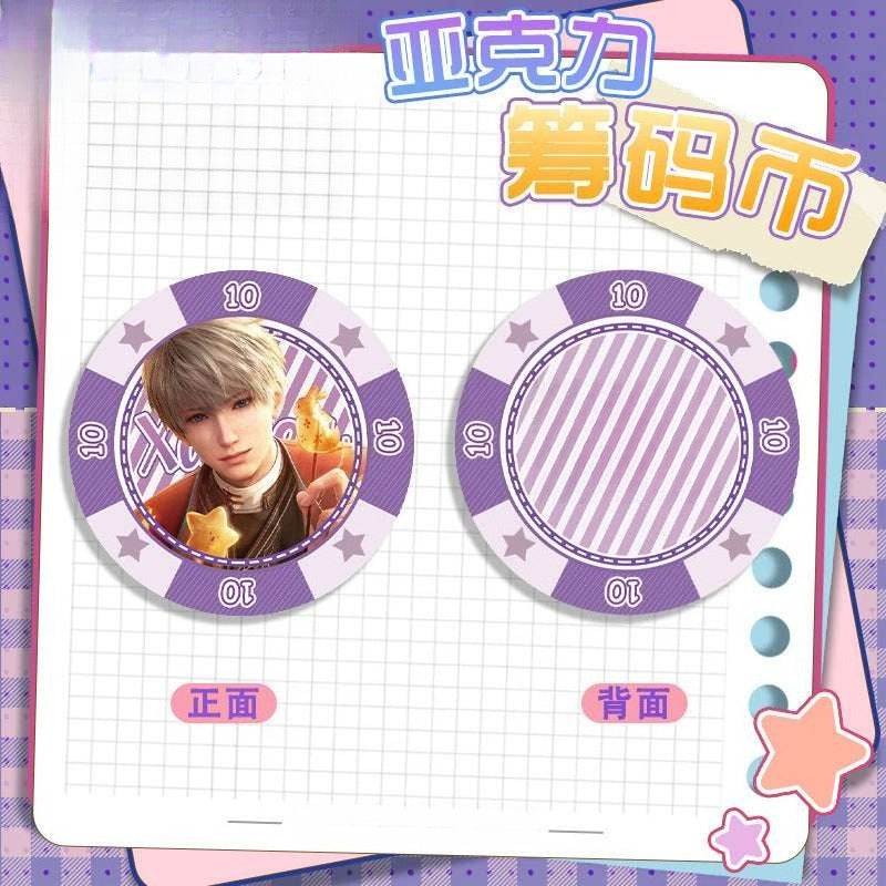 LaDS Acrylic Chip Coin 201-250 - Sandwich Double-Sided High-Definition Pattern Anime Game Merchandise - merrys