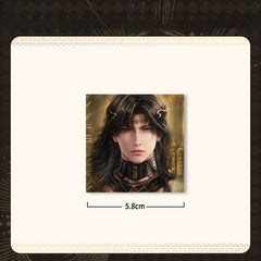 LaDS Zayne End of God Series - Acrylic Sandwich Standee, Art Card, Quicksand Keychain - merrys