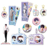 LaDS Collab Series PET Double Flash Badge - Tinplate 58/75mm Anime Game Merch