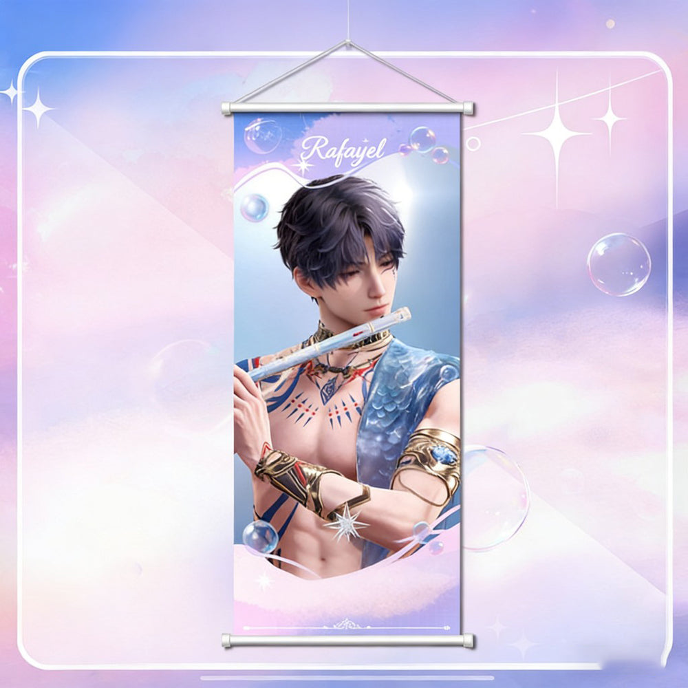 LaDS Premium Canvas Wall Scroll - Anime Game Merch - merrys