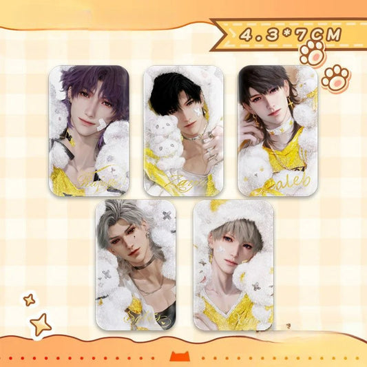 Lads Artist-Authorized Butter Bear Series Rectangular Badge