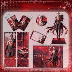 LaDS Sylus Abyss Ruler Acrylic Sandwich Standee, Double Flash Badge, Art Card, Quicksand Keychain - merrys