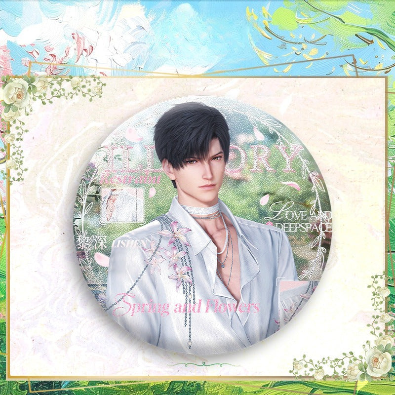 LaDS Double Flash Badge 143-196 - Diameter 75mm 58mm Tinplate Anime Merchandise - merrys