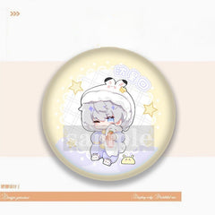 Artist-Authorized Lads Chibi Badges - Xavier, Sylus, Zayne, Rafayel, Caleb