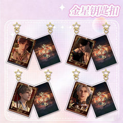 LaDS Card Golden Star Buckle 931-954 - Zayne, Rafayel, Xavier Acrylic Game Merchandise Charm - merrys